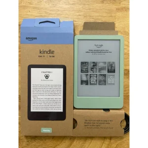 Likenew 99% fullbox Kindle basic 2024 màu matcha 6 inch 16Gb