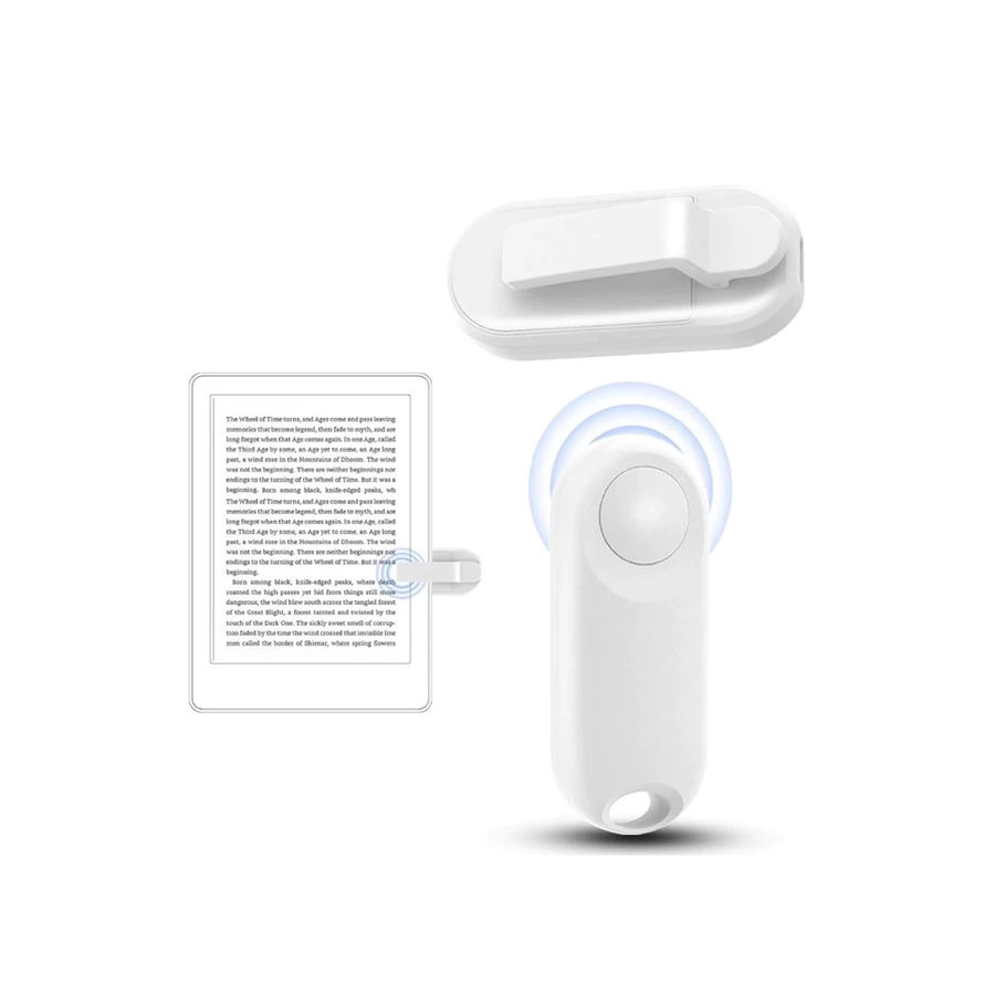 Newseal màu trắng Page turner remote chuyển trang DATAFY dành cho máy đọc sách Kindle